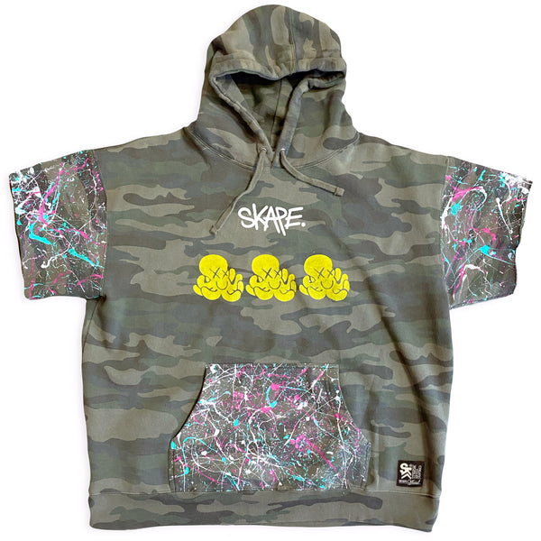 3 Octos PAINT'D Sleeve-Cut Primo Hoodie