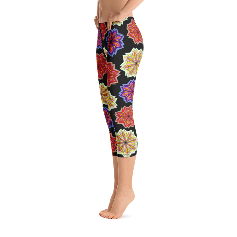 Abstract Flowers Leggings