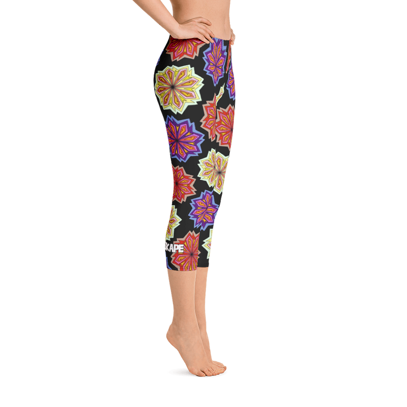 Abstract Flowers Leggings
