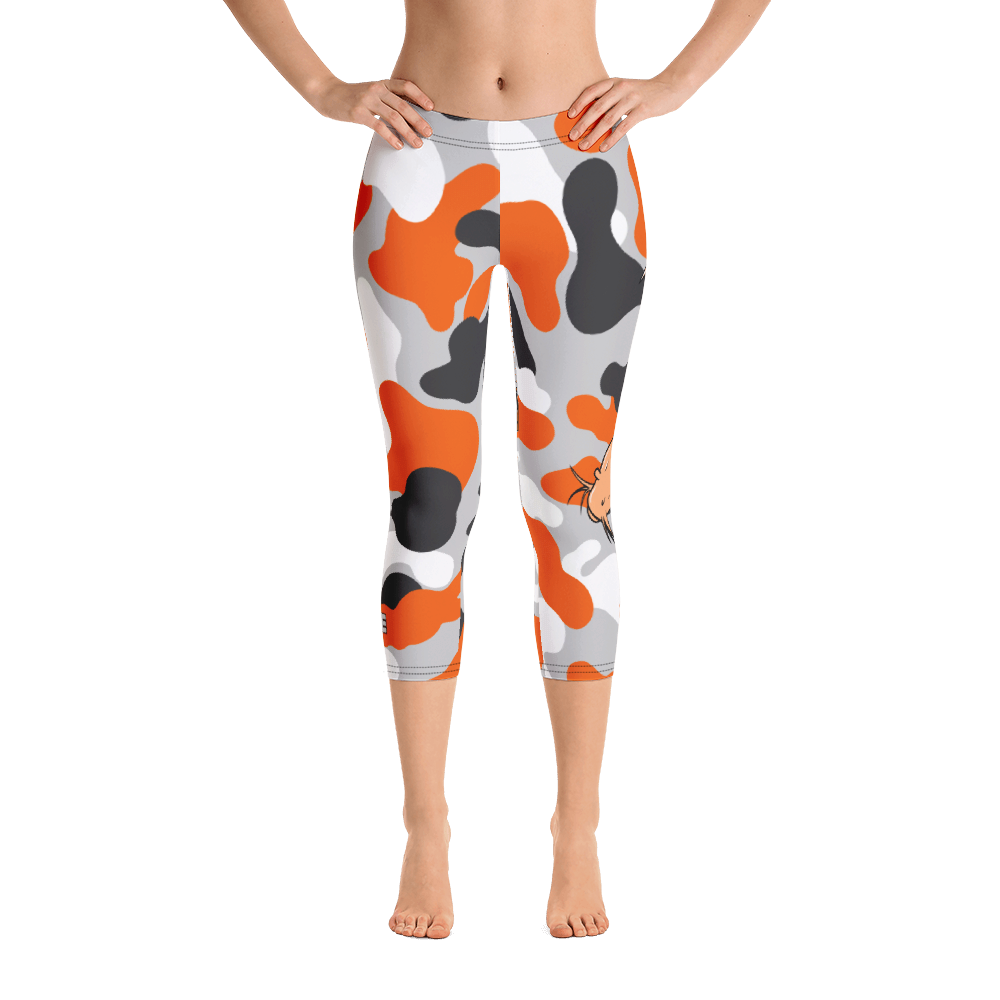 Mud Pie Women's Ziggy Leggings, White Camo, Medium Dope Lofty Tech