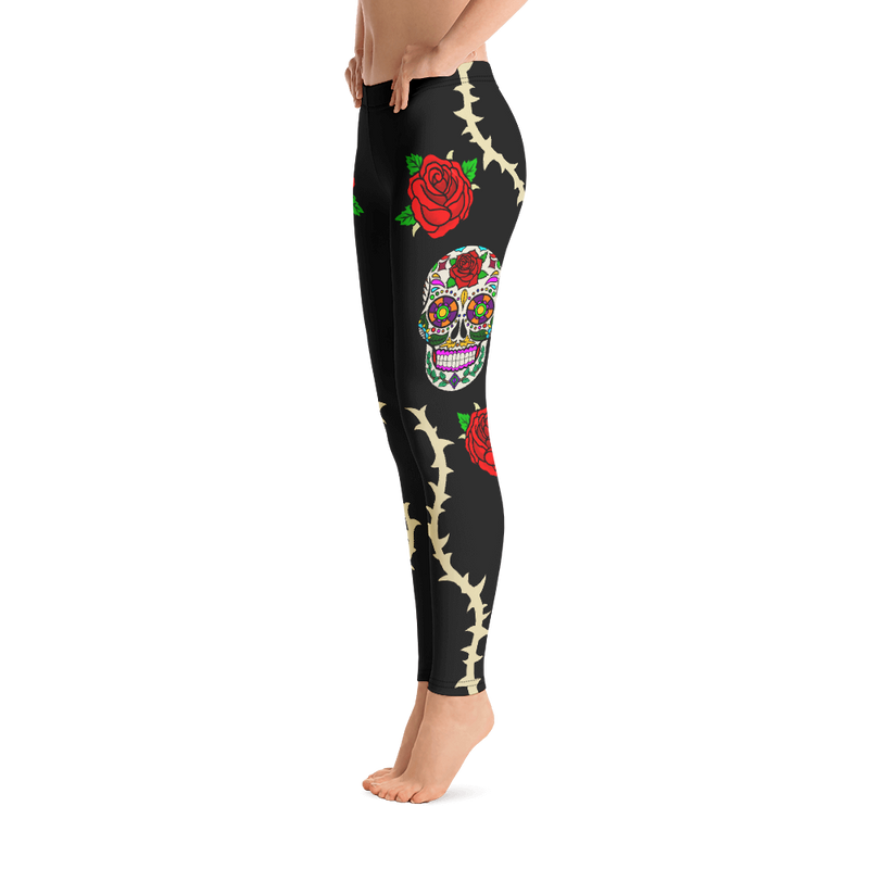 Los Muertos Black Leggings