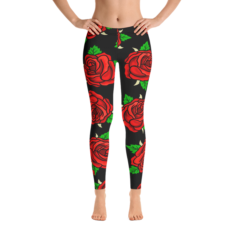 Roses on Roses Leggings