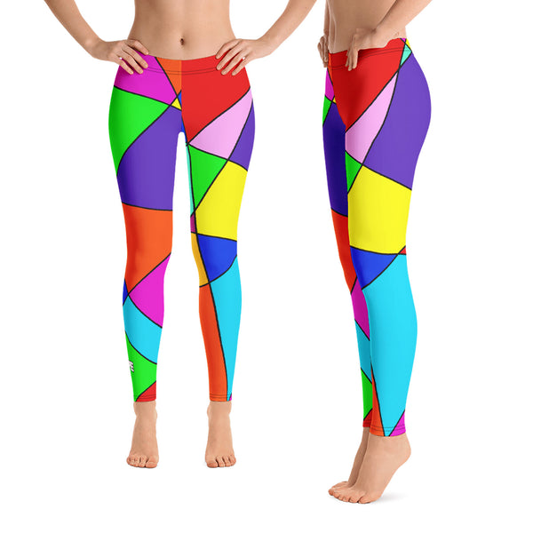 Abstract Colors Leggings