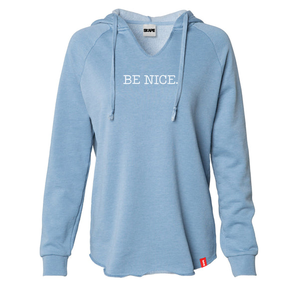 Be Nice Wave-Wash Hoodie