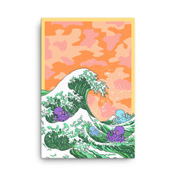 Octo Ocean Scene Canvas