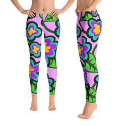 Crazy Flowers Leggings