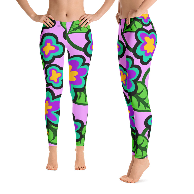 Crazy Flowers Leggings