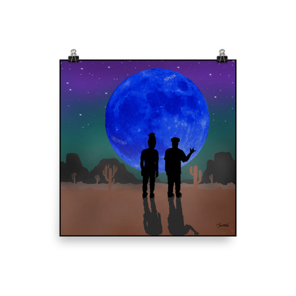 'Once in a Blue Moon' Poster