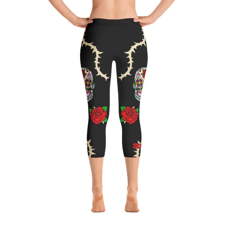 Los Muertos Black Leggings