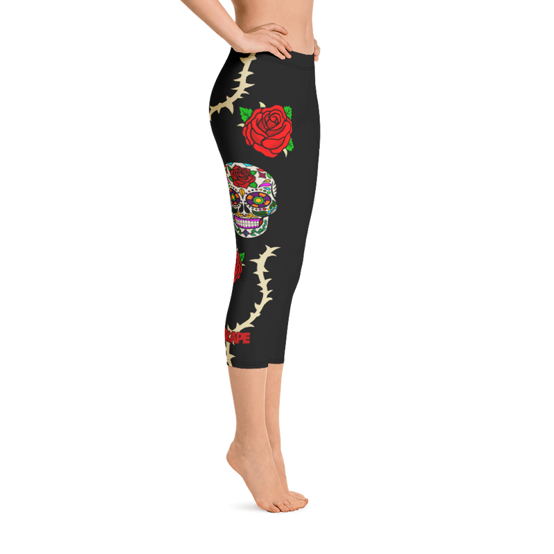 Los Muertos Black Leggings