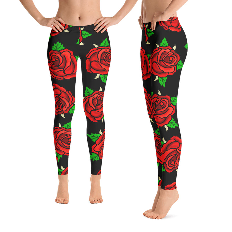 Roses on Roses Leggings